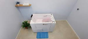 Ванна гидромассажная сидячая с дверцей 