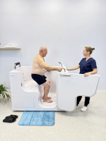 Ванна гидромассажная сидячая с дверцей 